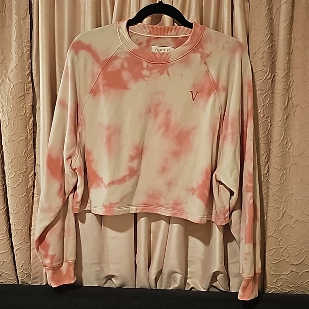 Victoria's secret cropped sweatshirt